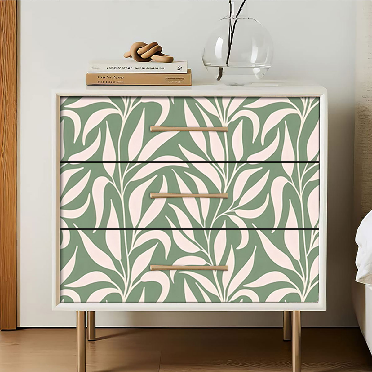Tapeta cykliczna biało-różowa  – Home Improvement Background recenzja i cena