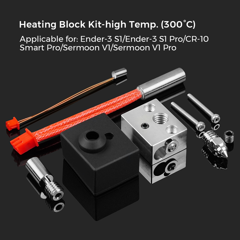300 ℃   Zestaw Hotendu z Bimet – Creality Printer K1 recenzja i cena